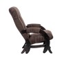 Кресло-качалка Модель 68 (Leset Футура) Венге текстура, ткань Malmo 28 Mebelimpex Венге текстура Malmo 28 - 00010728 - 2