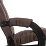 Кресло-качалка Модель 68 (Leset Футура) Венге текстура, ткань Malmo 28 Mebelimpex Венге текстура Malmo 28 - 00010728 - 4