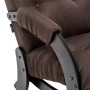 Кресло-качалка Модель 68 (Leset Футура) Венге текстура, ткань Malmo 28 Mebelimpex Венге текстура Malmo 28 - 00010728 - 6
