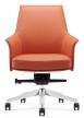 Кресло для персонала Riva Design Chair B1918 оранжевая кожа - 1