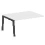 Проходной элемент перег. стола на А-образном м/к Metal System Белый/Антрацит металл БА.ППРГ-4 1600*1235*750