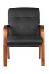 Офисный стул Riva Design Chair RCH М 165 D/B+Чёрная кожа - 1