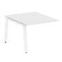 Проходной элемент перег. стола на А-образном м/к Metal System Белый/Белый металл БА.ППРГ-1 1000*1235*750