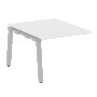Проходной элемент перег. стола на А-образном м/к Metal System Белый/Серый металл БА.ППРГ-1 1000*1235*750