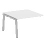 Проходной элемент перег. стола на А-образном м/к Metal System Белый/Серый металл БА.ППРГ-2 1200*1235*750
