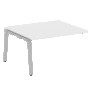Проходной элемент перег. стола на А-образном м/к Metal System Белый/Серый металл БА.ППРГ-3 1400*1235*750
