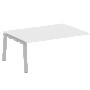 Проходной элемент перег. стола на А-образном м/к Metal System Белый/Серый металл БА.ППРГ-5 1800*1235*750