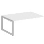 Проходной элемент перег. стола на О-образном м/к Metal System Белый/Серый металл БО.ППРГ-5 1800*1235*750