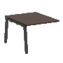 Проходной элемент перег. стола на А-образном м/к Metal System Венге Цаво/Антрацит металл БА.ППРГ-1 1000*1235*750