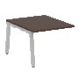 Проходной элемент перег. стола на А-образном м/к Metal System Венге Цаво/Серый металл БА.ППРГ-1 1000*1235*750