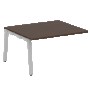 Проходной элемент перег. стола на А-образном м/к Metal System Венге Цаво/Серый металл БА.ППРГ-3 1400*1235*750