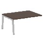 Проходной элемент перег. стола на А-образном м/к Metal System Венге Цаво/Серый металл БА.ППРГ-4 1600*1235*750