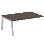Проходной элемент перег. стола на А-образном м/к Metal System Венге Цаво/Серый металл БА.ППРГ-5 1800*1235*750