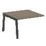 Проходной элемент перег. стола на А-образном м/к Metal System Вяз благородный/Антрацит металл БА.ППРГ-2 1200*1235*750