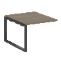 Проходной элемент перег. стола на О-образном м/к Metal System Вяз благородный/Антрацит металл БО.ППРГ-1 1000*1235*750