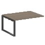 Проходной элемент перег. стола на О-образном м/к Metal System Вяз благородный/Антрацит металл БО.ППРГ-4 1600*1235*750