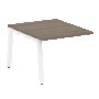 Проходной элемент перег. стола на А-образном м/к Metal System Вяз благородный/Белый металл БА.ППРГ-1 1000*1235*750