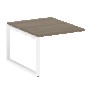 Проходной элемент перег. стола на О-образном м/к Metal System Вяз благородный/Белый металл БО.ППРГ-1 1000*1235*750