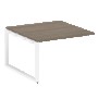 Проходной элемент перег. стола на О-образном м/к Metal System Вяз благородный/Белый металл БО.ППРГ-2 1200*1235*750