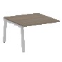 Проходной элемент перег. стола на А-образном м/к Metal System Вяз благородный/Серый металл БА.ППРГ-2 1200*1235*750