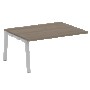Проходной элемент перег. стола на А-образном м/к Metal System Вяз благородный/Серый металл БА.ППРГ-4 1600*1235*750