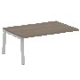 Проходной элемент перег. стола на А-образном м/к Metal System Вяз благородный/Серый металл БА.ППРГ-5 1800*1235*750