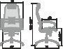 Кресло для руководителя Метта Samurai S-1.04 коричневый - 4