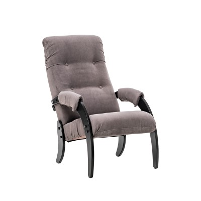 Кресло для отдыха Модель 61 Mebelimpex Венге Verona Antrazite Grey - 00000160