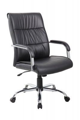 Кресло для руководителя Riva Chair RCH 9249-1 черная экокожа