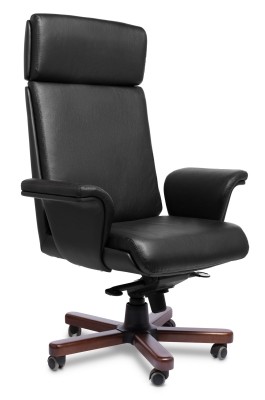 Кресло для руководителя Classic chairs Плимут Meof-A-Plymouth-2 черная кожа