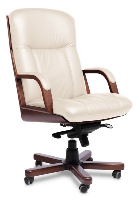 Кресло для руководителя Classic chairs Лутон Meof-A-Luton-1 бежевая кожа