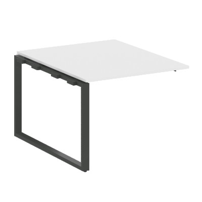 Проходной элемент перег. стола на О-образном м/к Metal System Белый/Антрацит металл БО.ППРГ-1 1000*1235*750