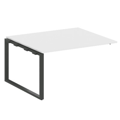 Проходной элемент перег. стола на О-образном м/к Metal System Белый/Антрацит металл БО.ППРГ-3 1400*1235*750