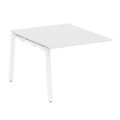 Проходной элемент перег. стола на А-образном м/к Metal System Белый/Белый металл БА.ППРГ-1 1000*1235*750
