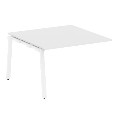 Проходной элемент перег. стола на А-образном м/к Metal System Белый/Белый металл БА.ППРГ-2 1200*1235*750