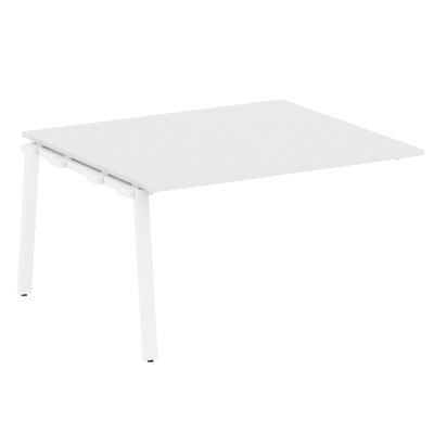 Проходной элемент перег. стола на А-образном м/к Metal System Белый/Белый металл БА.ППРГ-3 1400*1235*750