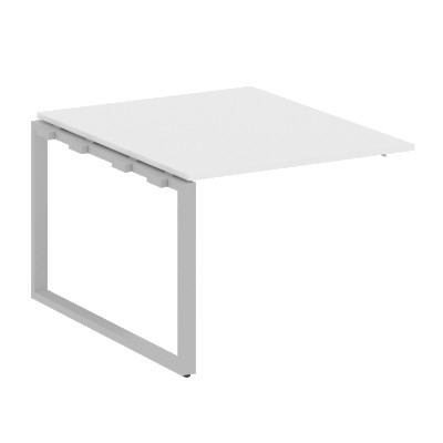Проходной элемент перег. стола на О-образном м/к Metal System Белый/Серый металл БО.ППРГ-1 1000*1235*750