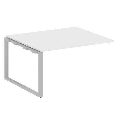 Проходной элемент перег. стола на О-образном м/к Metal System Белый/Серый металл БО.ППРГ-3 1400*1235*750