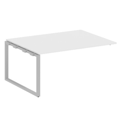 Проходной элемент перег. стола на О-образном м/к Metal System Белый/Серый металл БО.ППРГ-4 1600*1235*750