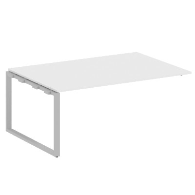 Проходной элемент перег. стола на О-образном м/к Metal System Белый/Серый металл БО.ППРГ-5 1800*1235*750