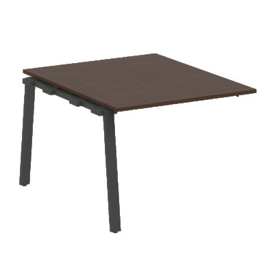 Проходной элемент перег. стола на А-образном м/к Metal System Венге Цаво/Антрацит металл БА.ППРГ-1 1000*1235*750