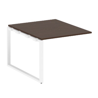 Проходной элемент перег. стола на О-образном м/к Metal System Венге Цаво/Белый металл БО.ППРГ-1 1000*1235*750