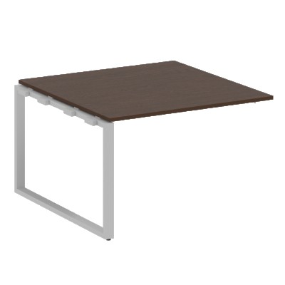 Проходной элемент перег. стола на О-образном м/к Metal System Венге Цаво/Серый металл БО.ППРГ-2 1200*1235*750